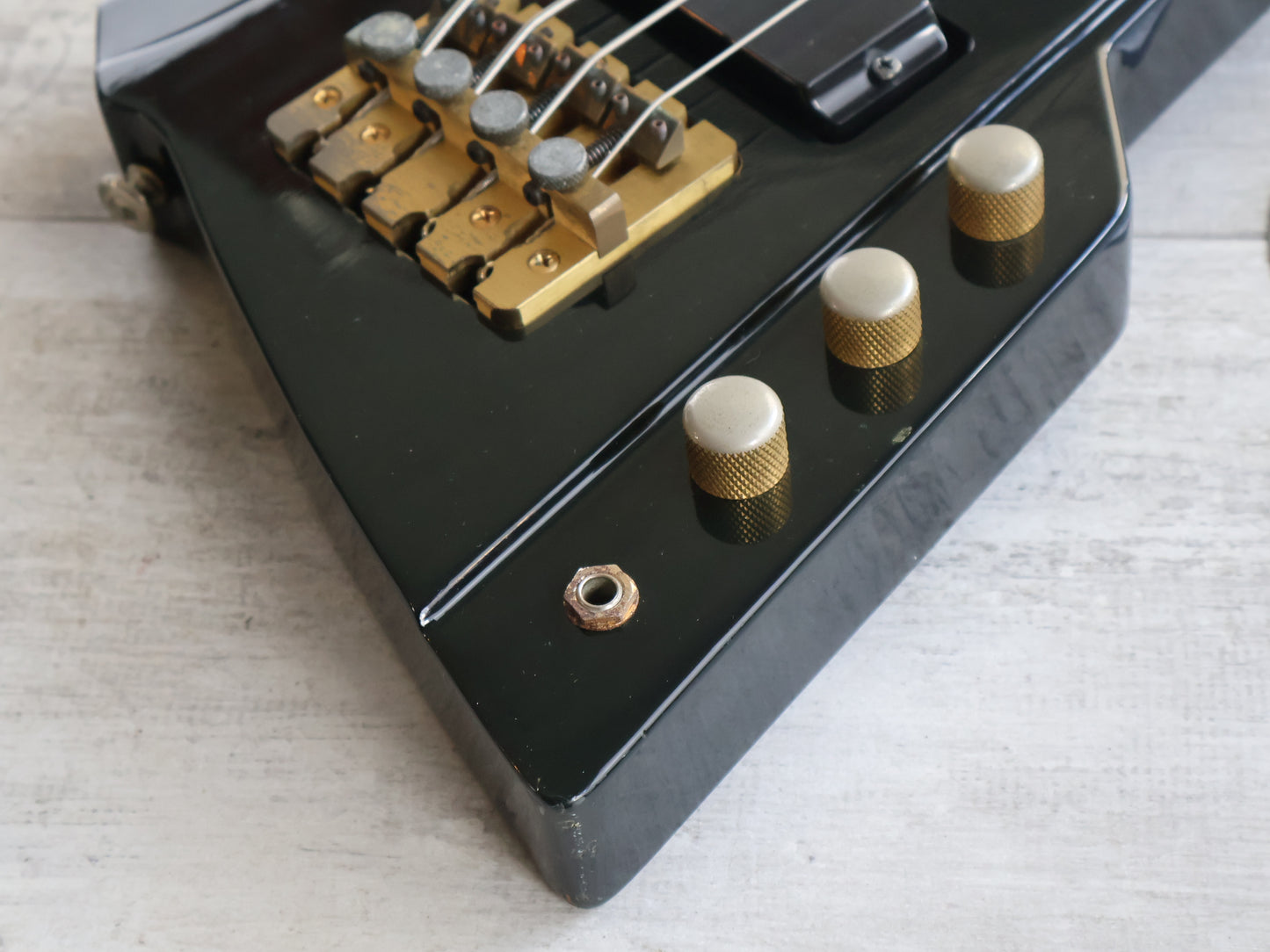 1984 Aria Pro II Japan WL Series "Wedge" Bass (Black)