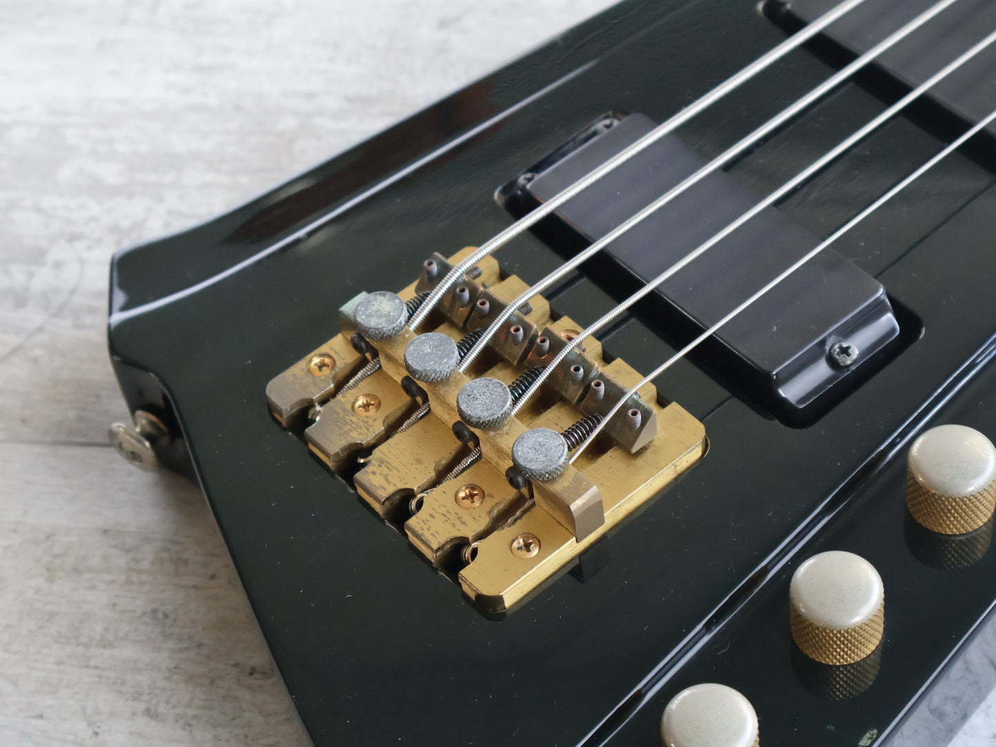 1984 Aria Pro II Japan WL Series "Wedge" Bass (Black)