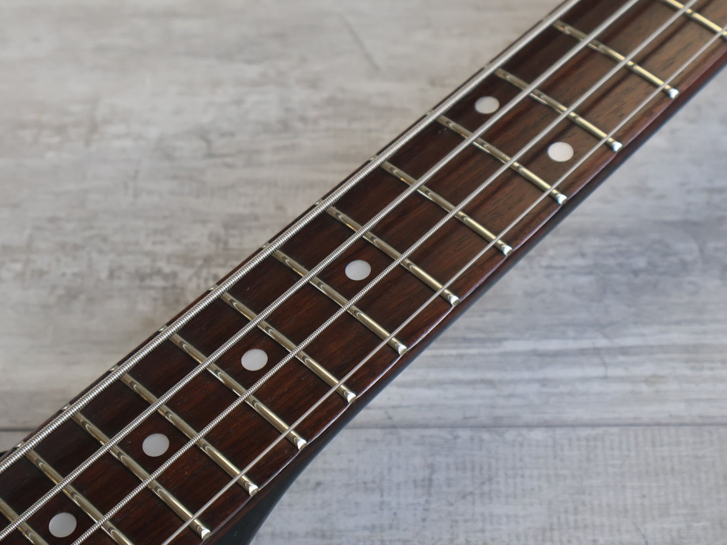 1984 Aria Pro II Japan WL Series "Wedge" Bass (Black)