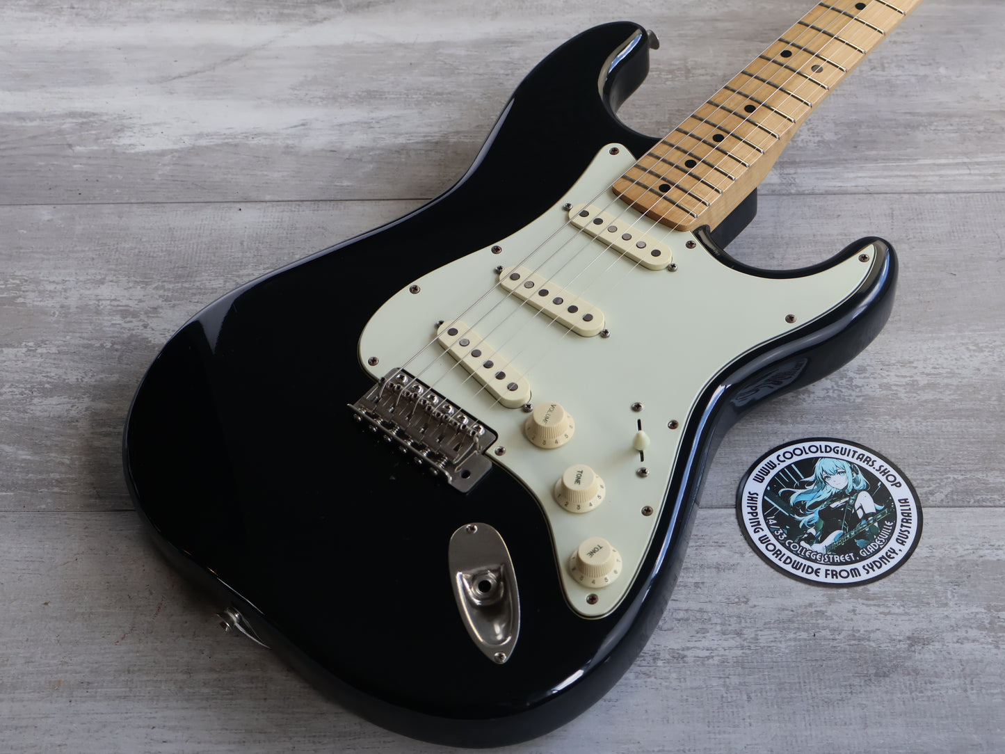 1979 Fernandes Japan FST-50 Vintage Stratocaster (Black)