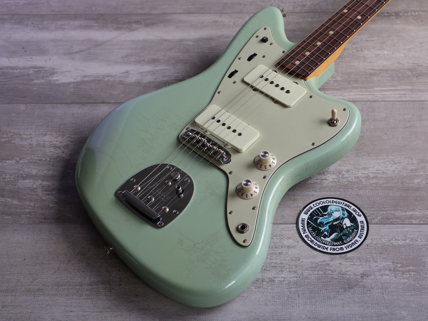 2014 Fender USA Custom Shop 1964 50th Anniversary Jazzmaster "Closet Classic" (Sonic Blue)