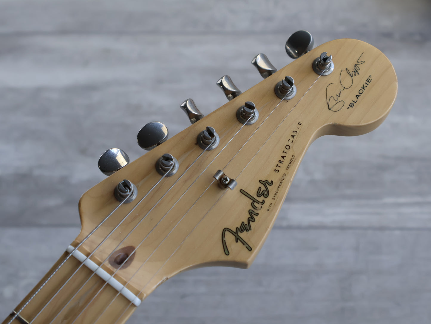 2006 Fender USA Eric Clapton "Blackie" Signature Stratocaster (Black)