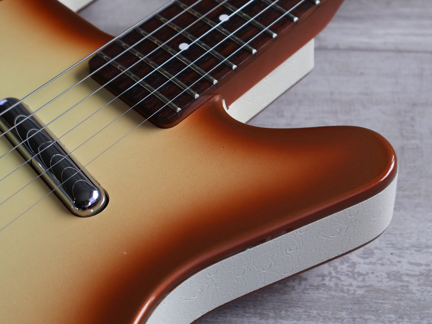 2000's Danelectro DB604 Doubleneck Guitar/Bass (Copper Burst)