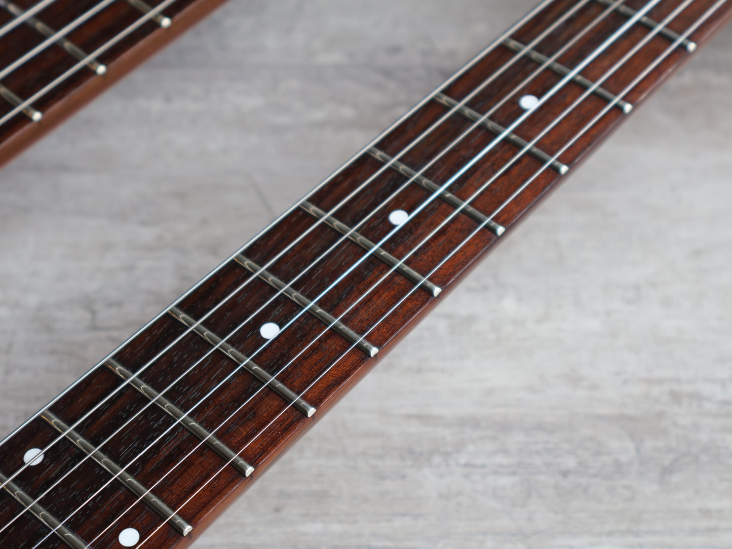 2000's Danelectro DB604 Doubleneck Guitar/Bass (Copper Burst)