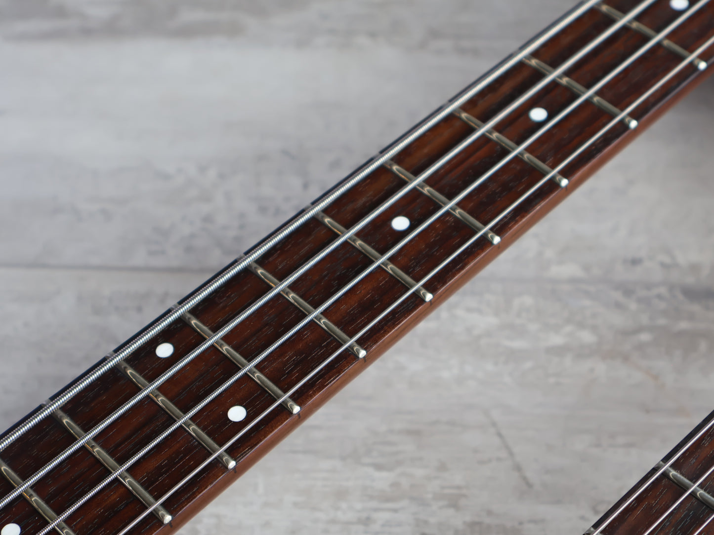 2000's Danelectro DB604 Doubleneck Guitar/Bass (Copper Burst)