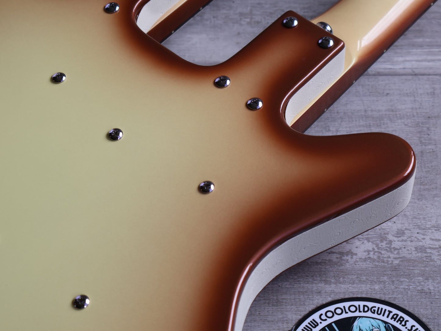 2000's Danelectro DB604 Doubleneck Guitar/Bass (Copper Burst)