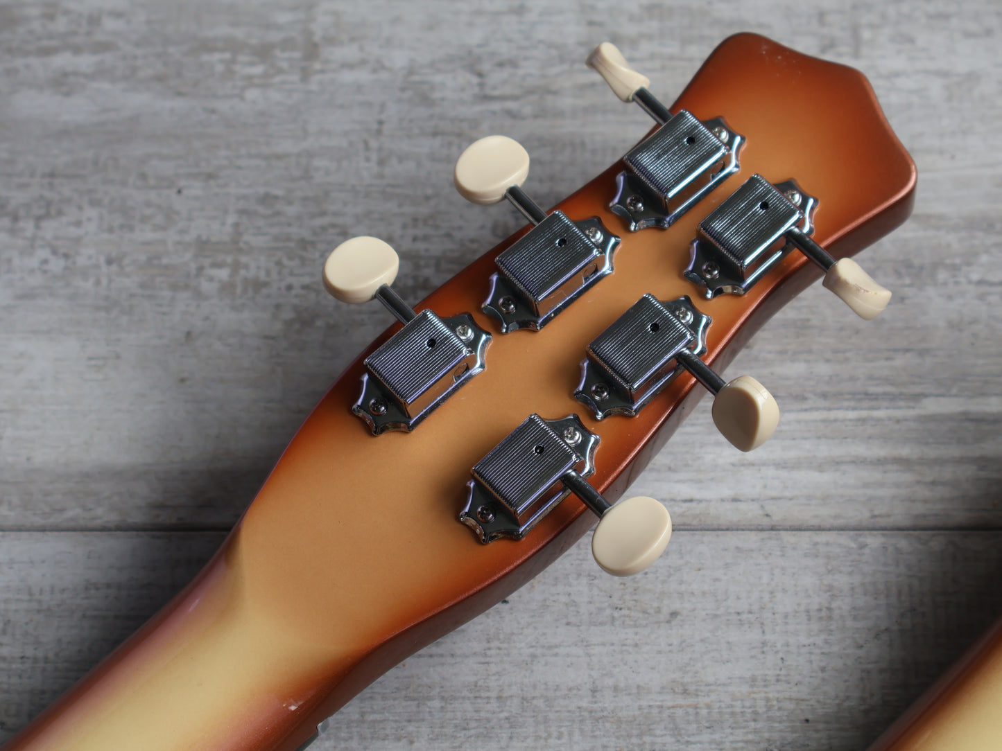 2000's Danelectro DB604 Doubleneck Guitar/Bass (Copper Burst)