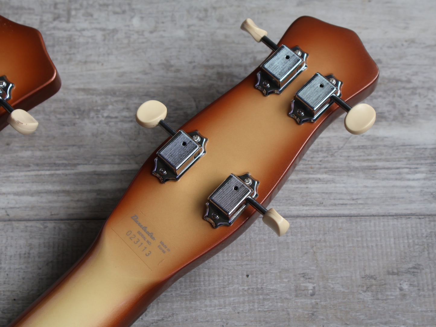 2000's Danelectro DB604 Doubleneck Guitar/Bass (Copper Burst)