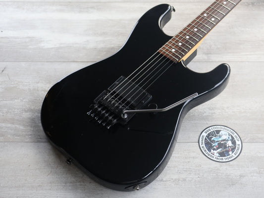 1988 Charvel Japan Model 2 Superstrat w/Floyd Rose (Black)