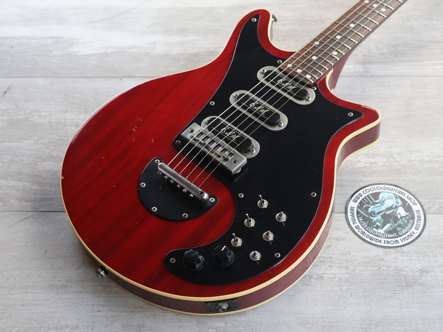 1984 Greco Japan BM-80 Brian May (Queen) Red Special (Red)