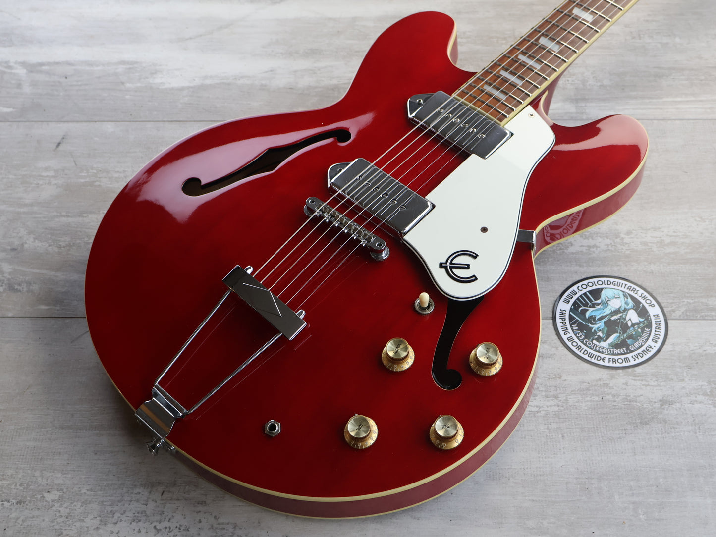 2001 Epiphone Casino Hollowbody Reissue - Paul McCartney (Cherry Red)