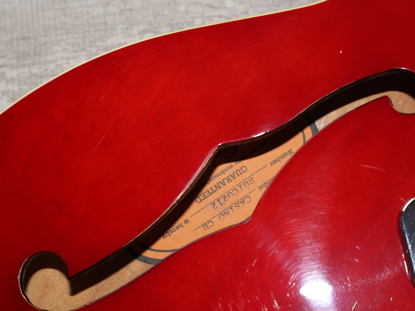 2001 Epiphone Casino Hollowbody Reissue - Paul McCartney (Cherry Red)