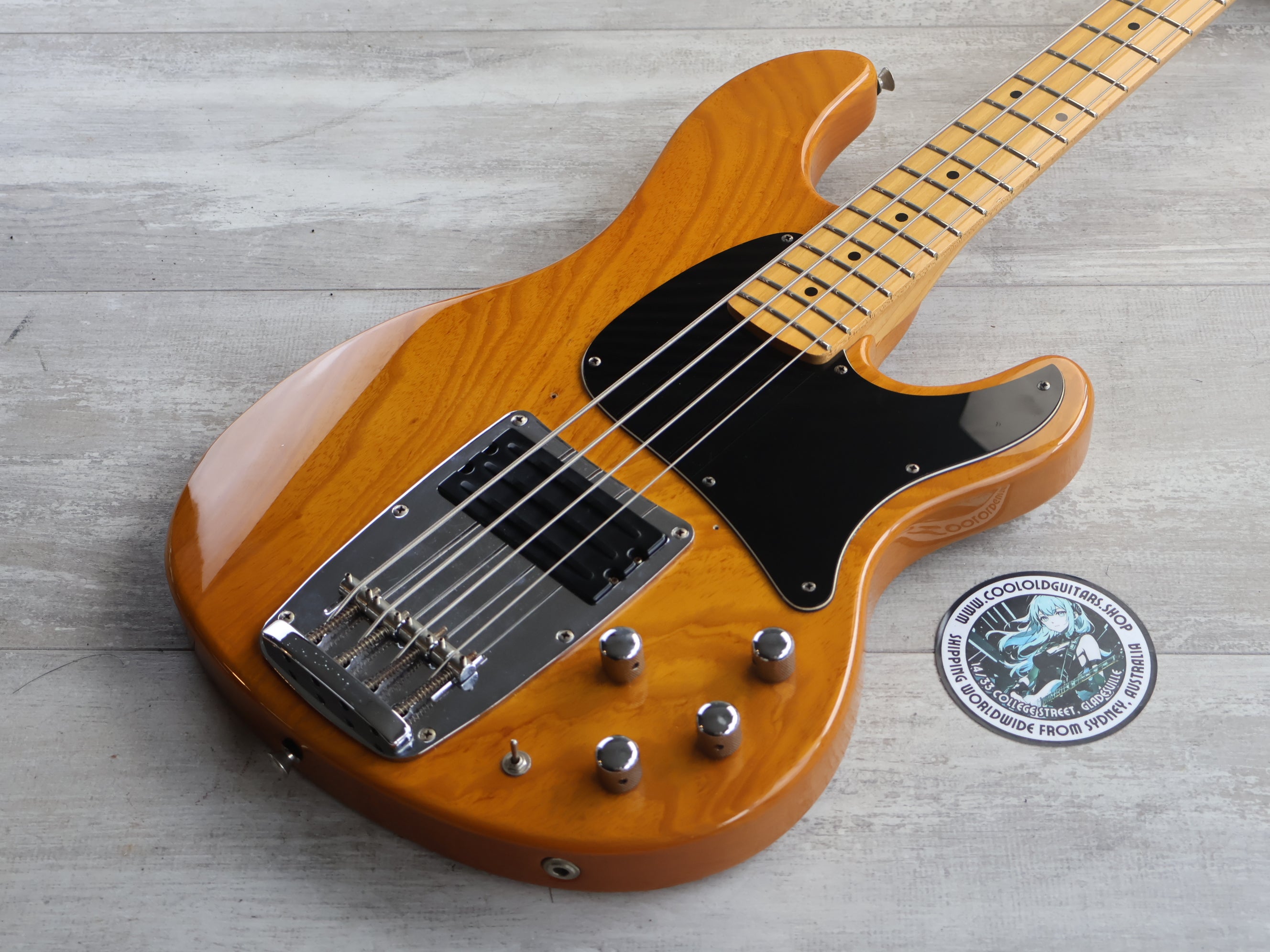 1997 Ibanez Japan ATK300 Bass Guitar (Natural) – Cool Old Guitars