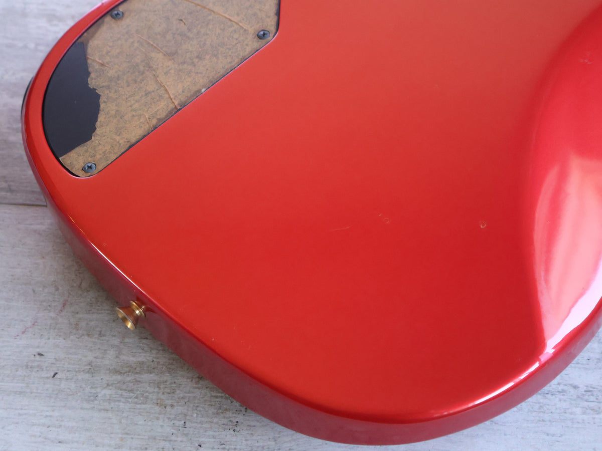 1988 Fender Japan PJR65 Jazz Bass Special PJ Active Contemporary Bass (Chrome Red)