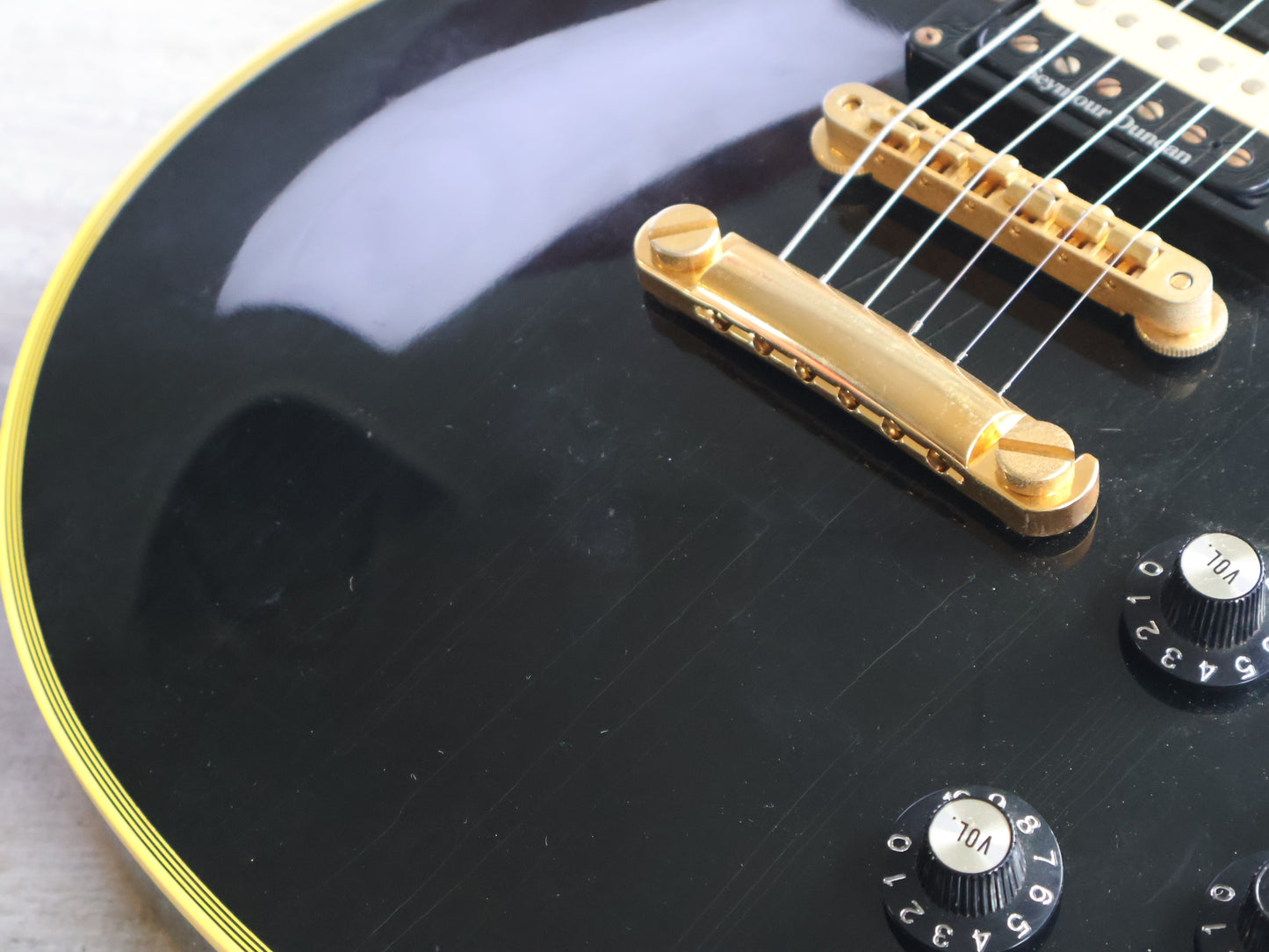 2019 Navigator (by ESP Japan) N-LP-CTM Les Paul Custom (Ebony)