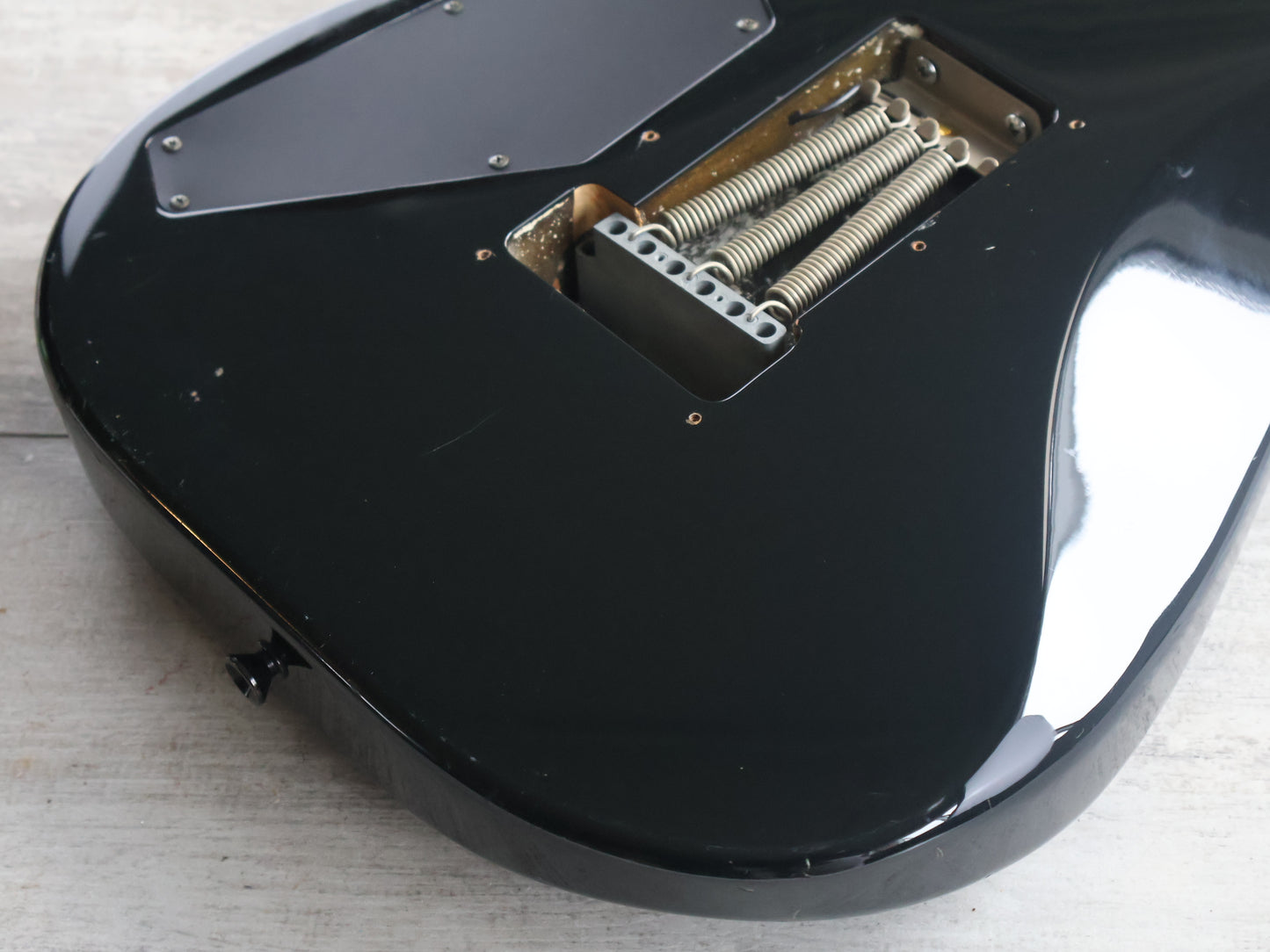 1990 Kramer (by ESP Japan) MK-II B HH Superstrat (Black)