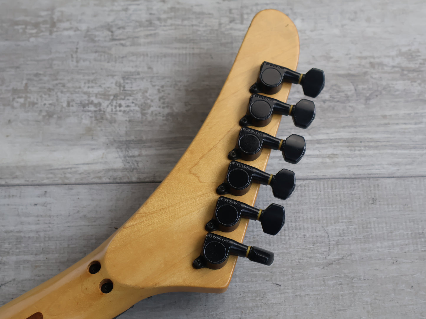 1990 Kramer (by ESP Japan) MK-II B HH Superstrat (Black)