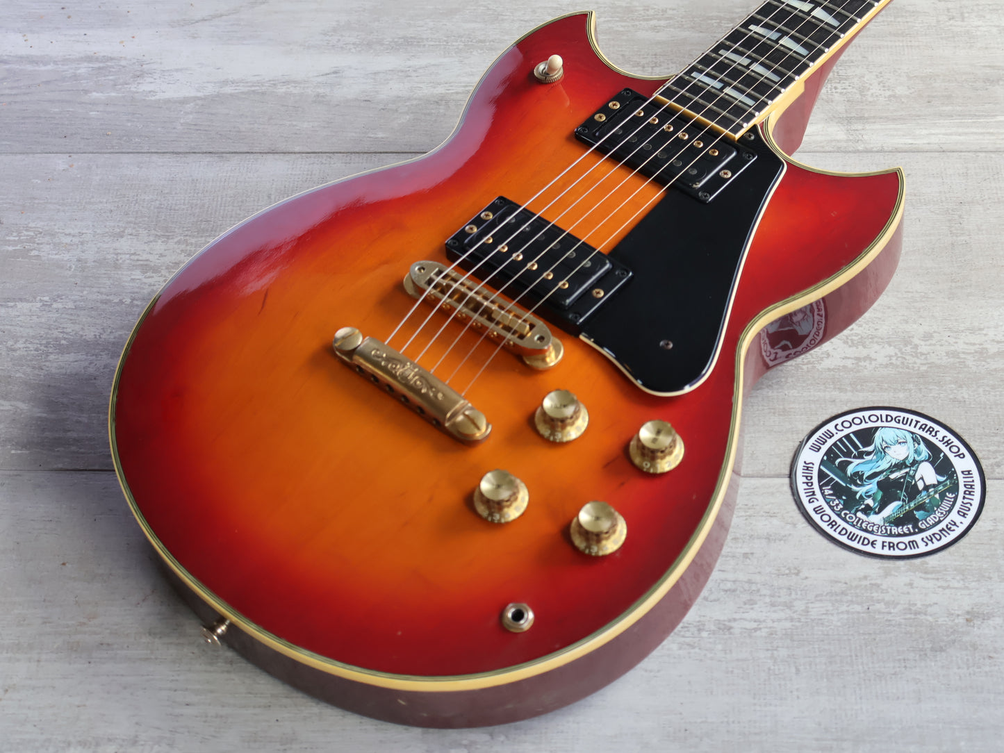1981 Yamaha Japan SG-1000 Double Cutaway (Cherry Sunburst)