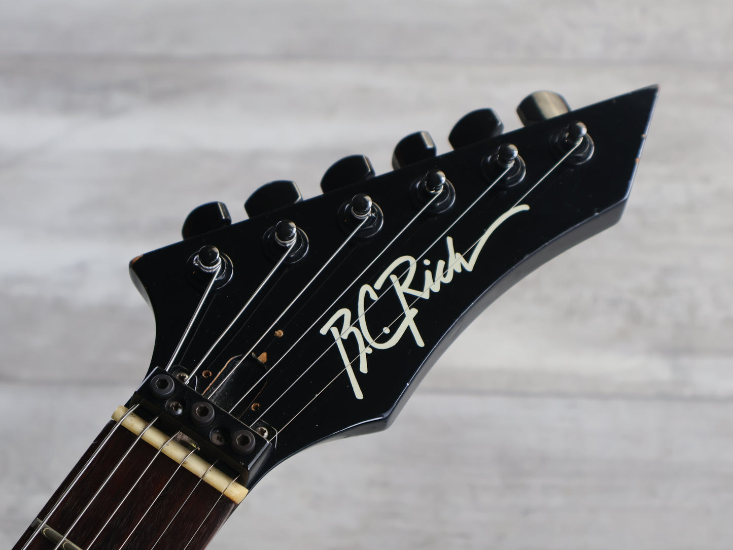 1986 BC Rich Japan WG-13BK Warlock (Black)