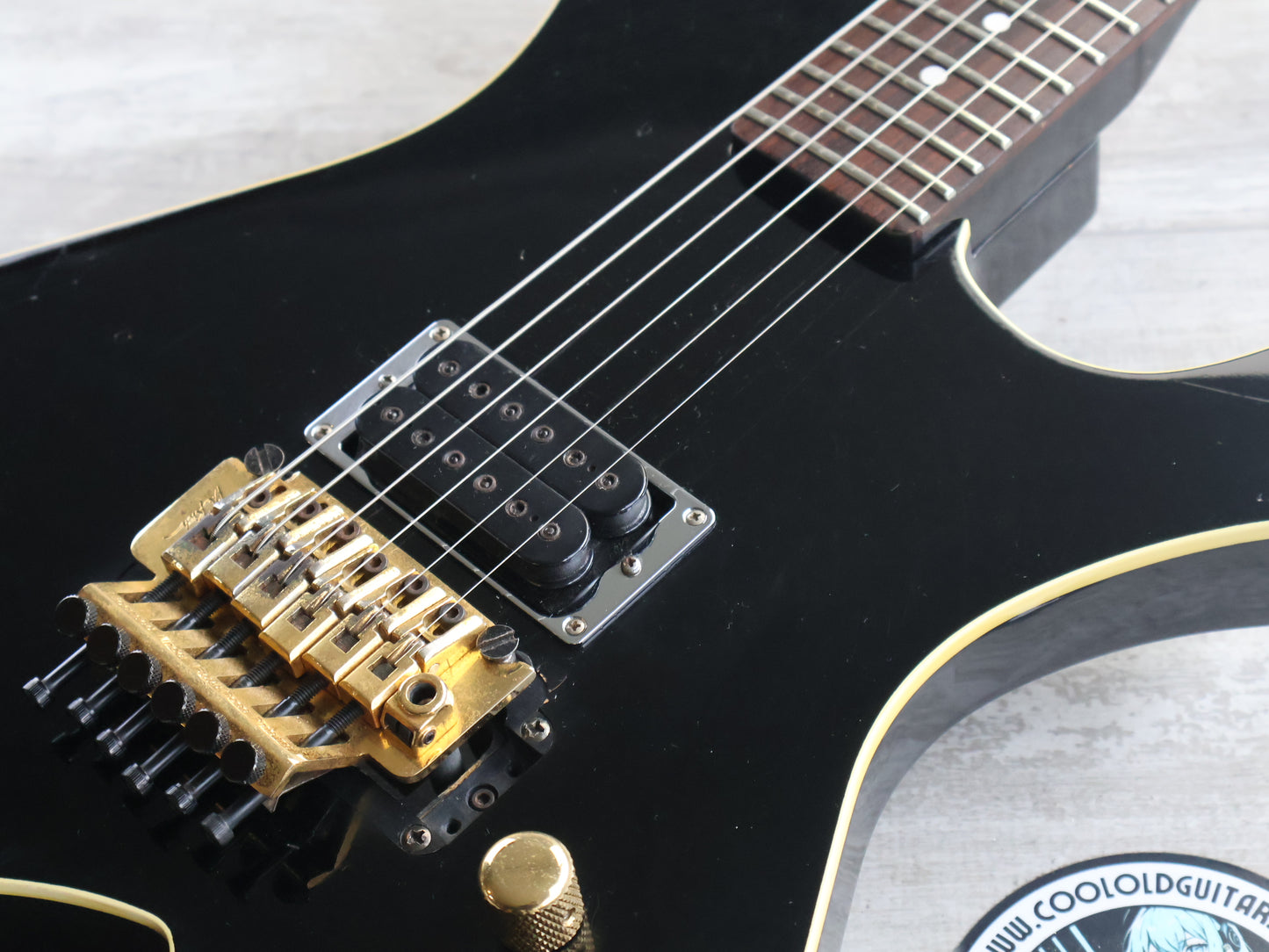 1986 BC Rich Japan WG-13BK Warlock (Black)