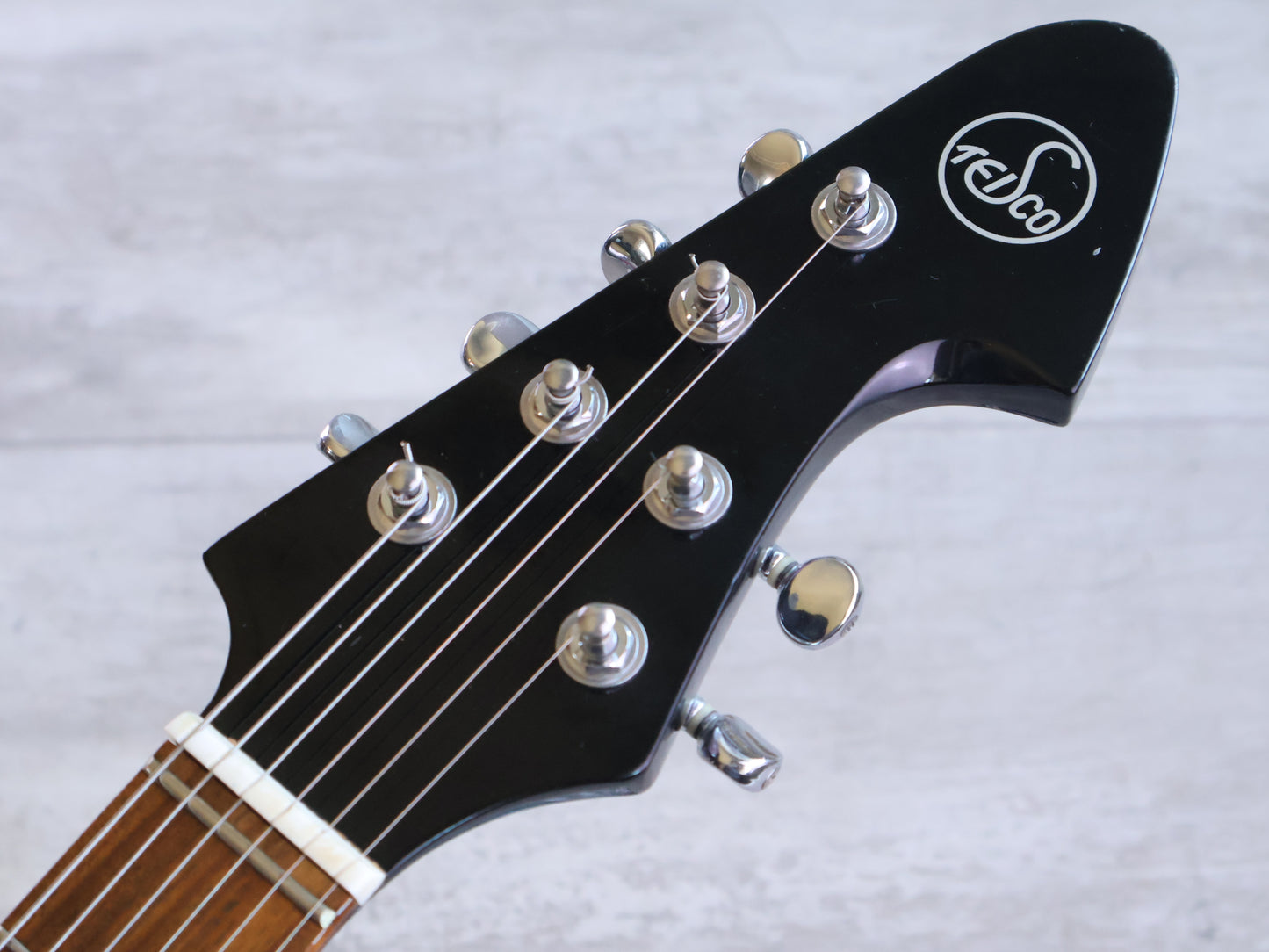 2002 Teisco Japan SP-65 Spectrum Split-Pickup Offset (Black)