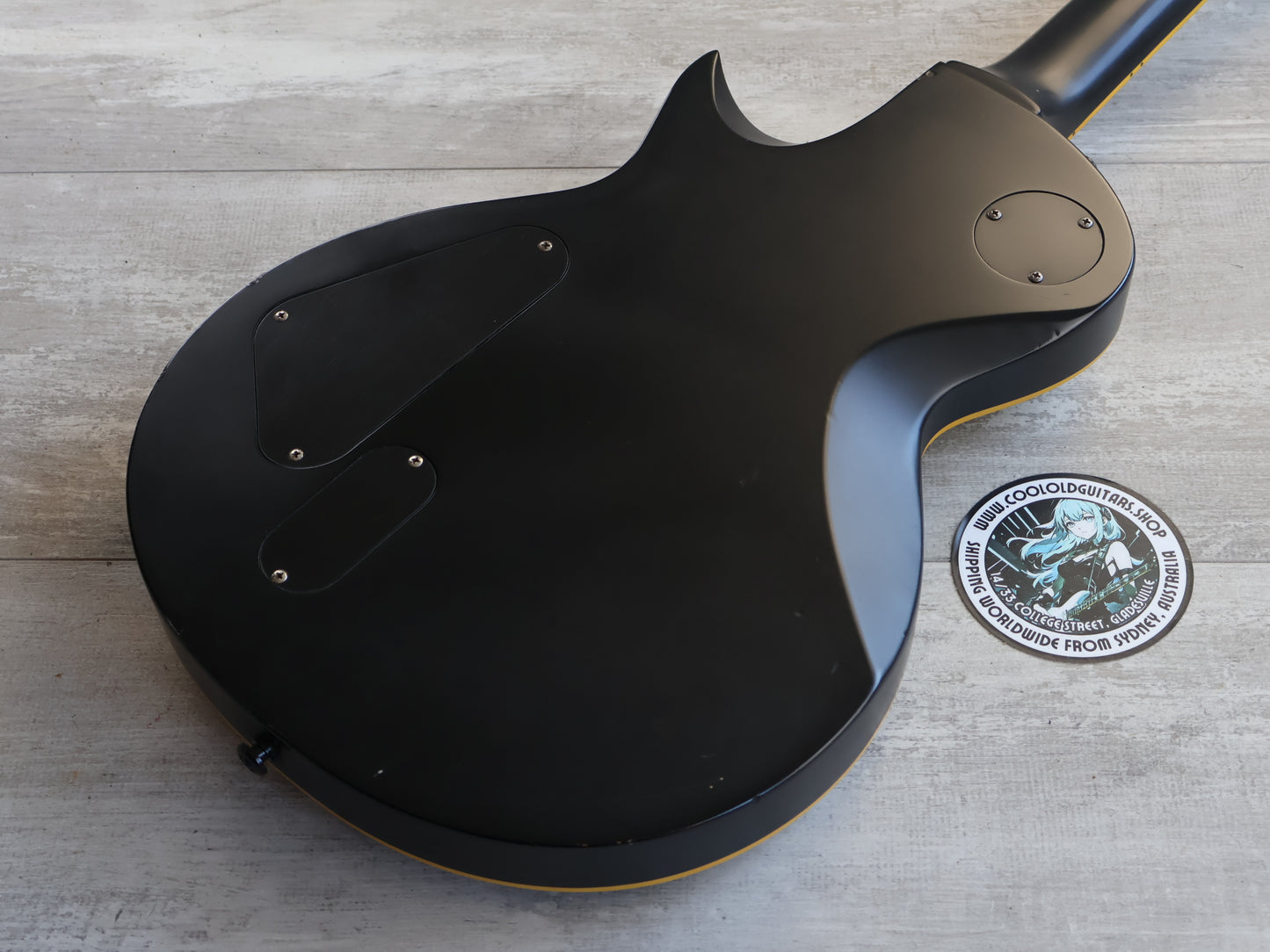 2010 LTD Korea (by ESP) EC-1000 Deluxe Eclipse Single Cutaway (Vintage Black)