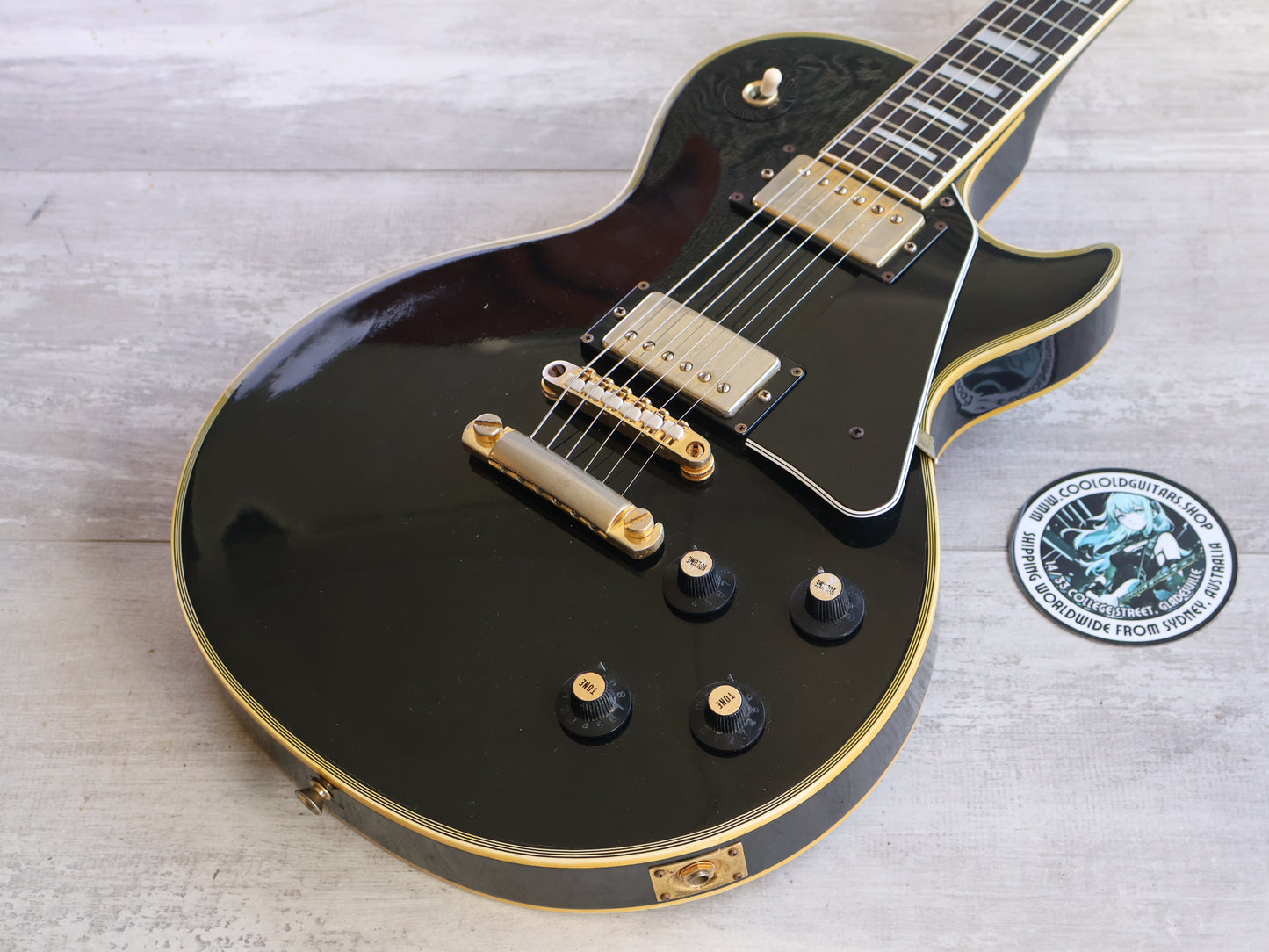 1970's Roje (Zen-On) Japan Les Paul Custom (Ebony)