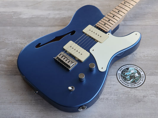 Squier Paranormal Cabronita Telecaster Thinline w/P90's (Lake Placid Blue)
