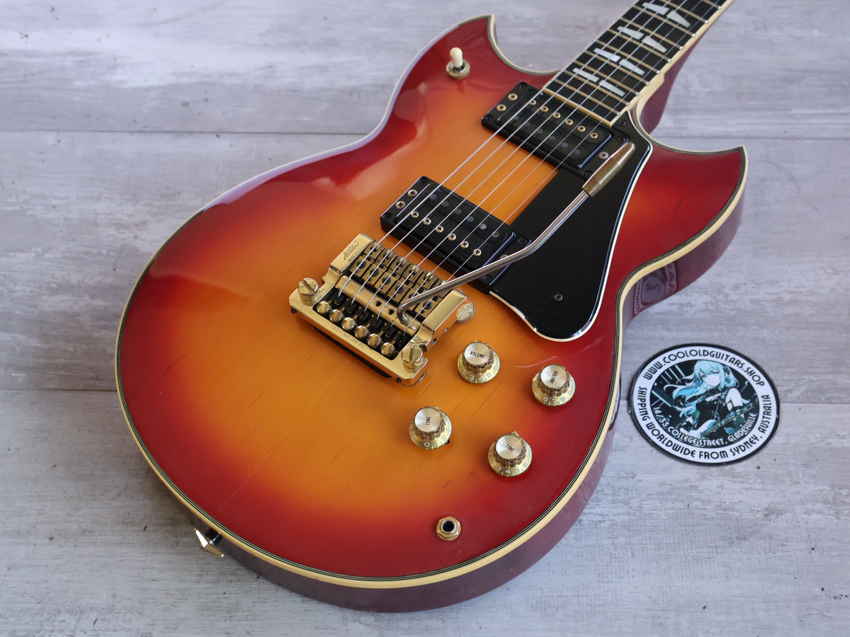1981 Yamaha Japan SG-1000 Double Cutaway w/Kahler  (Cherry Sunburst)