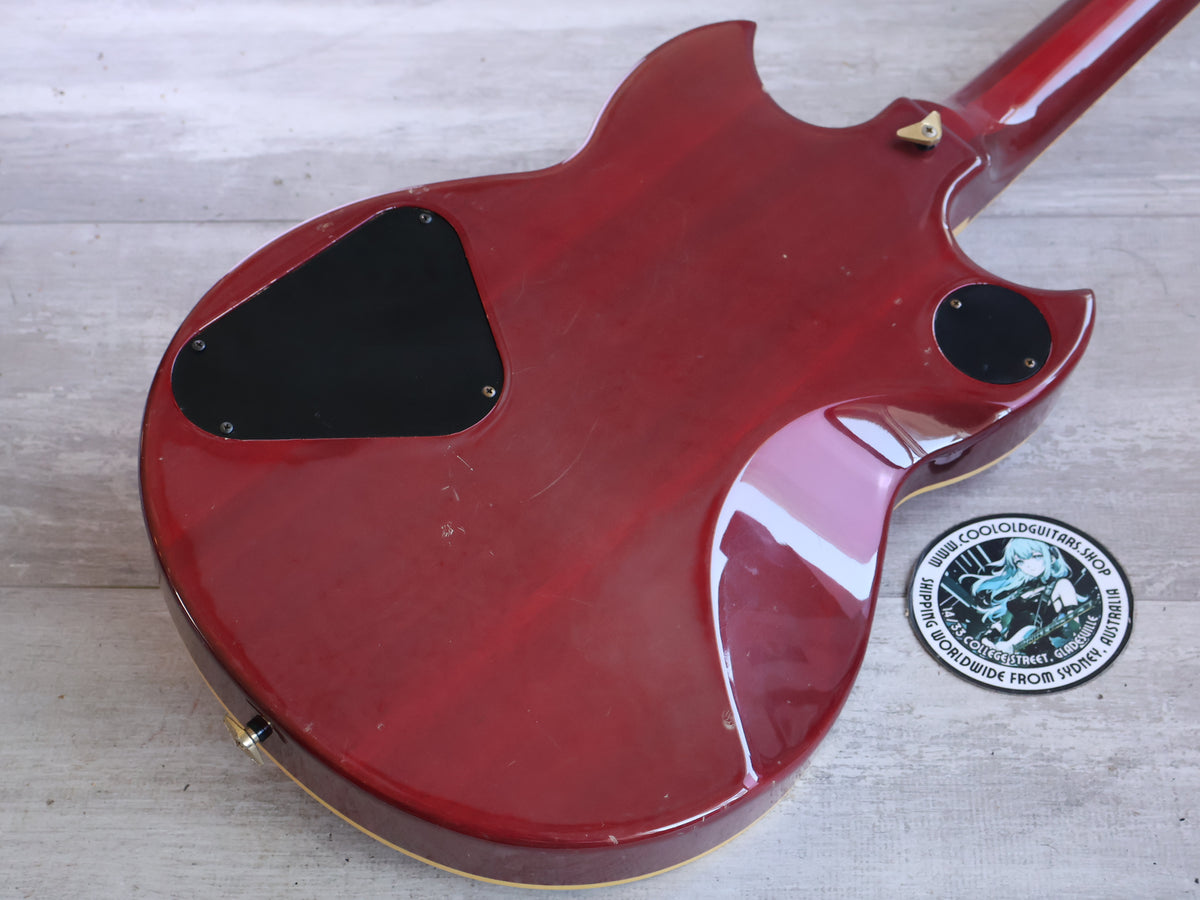1981 Yamaha Japan SG-1000 Double Cutaway w/Kahler  (Cherry Sunburst)