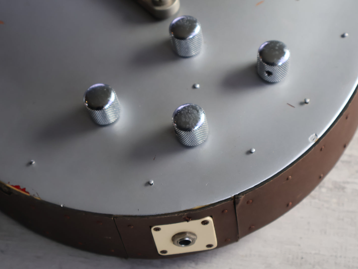 1983 Burny RLG-50 Super Grade Les Paul Standard (Steampunk Silver)
