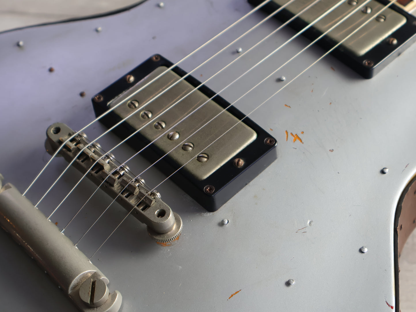 1983 Burny RLG-50 Super Grade Les Paul Standard (Steampunk Silver)