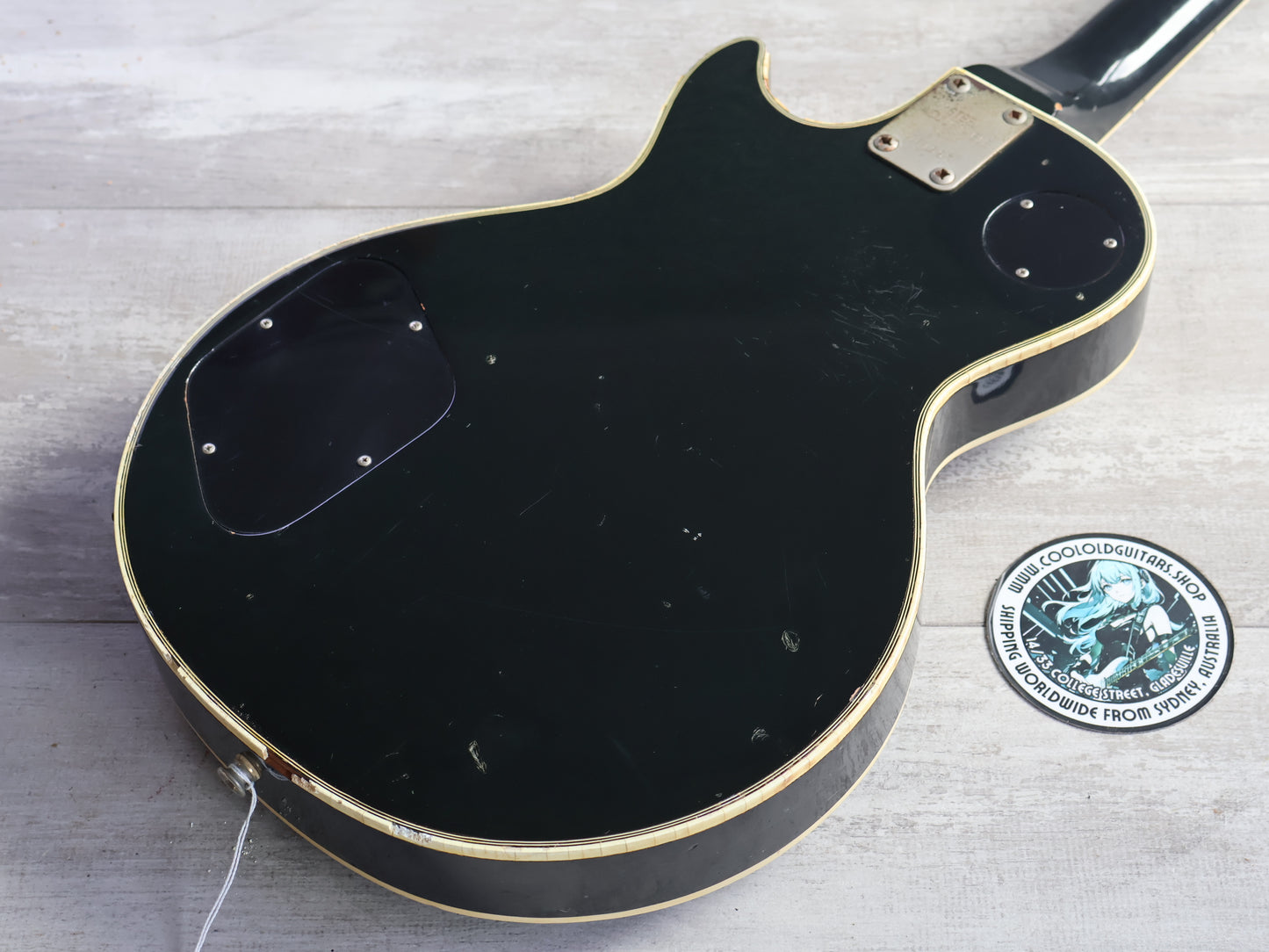 1976 Aria Pro II Japan LC-500 Les Paul Custom (Ebony)