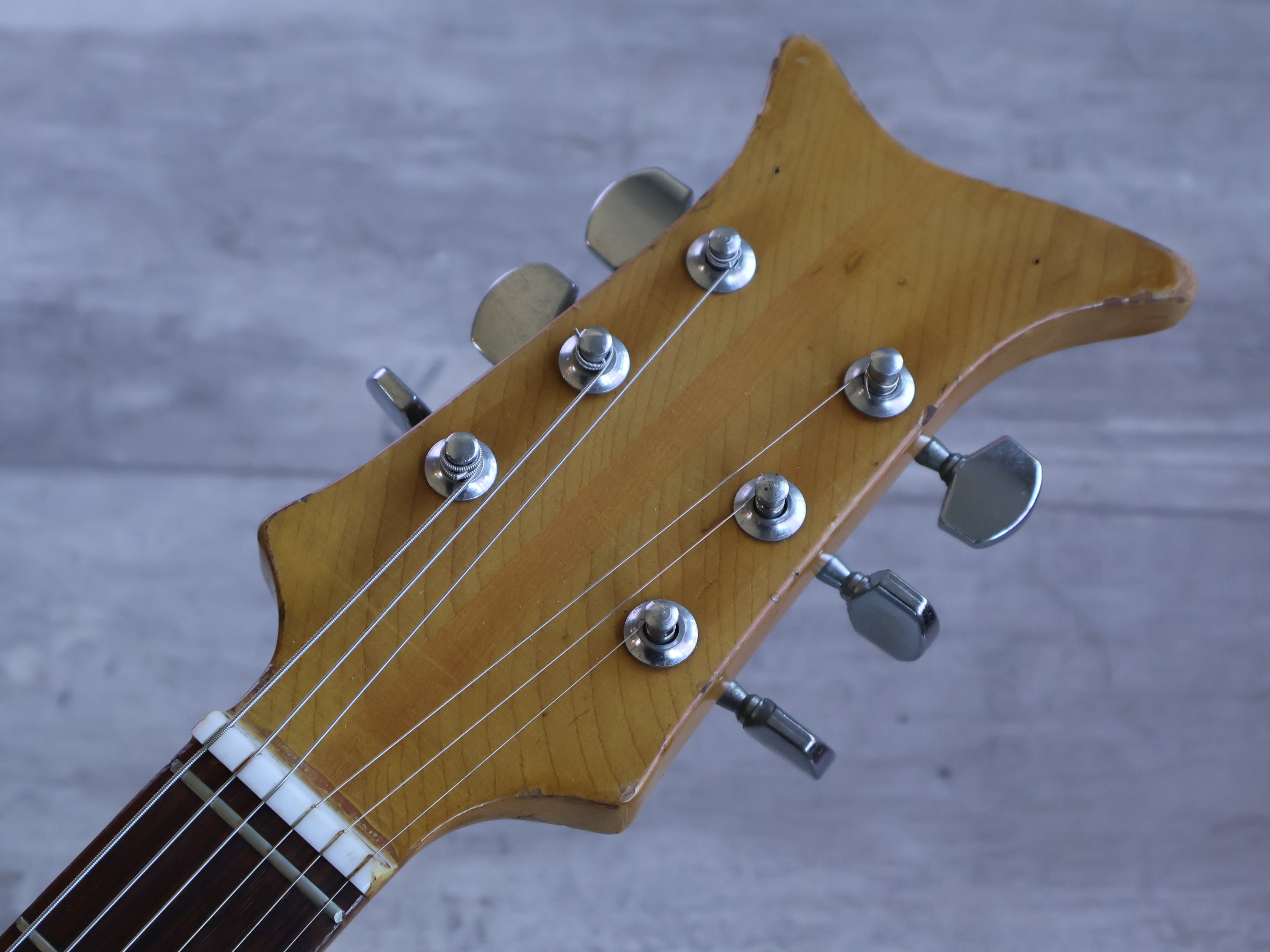1960's Teisco Japan EP-2T Hollowbody w/Tremolo (Transparent Red