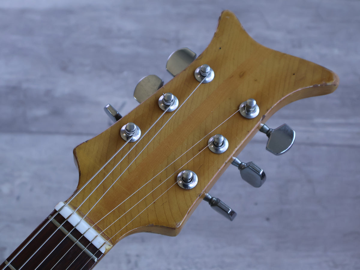 1960's Teisco Japan EP-2T Hollowbody w/Tremolo (Transparent Red)