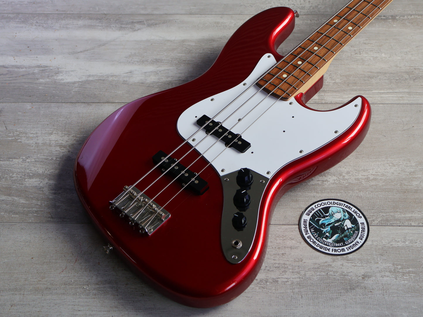 2002 Fender Japan Jazz Bass Standard (Candy Apple Red)