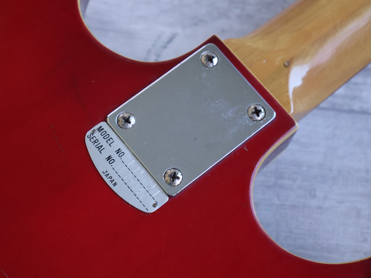 1960's Teisco Japan EP-2T Hollowbody w/Tremolo (Transparent Red)