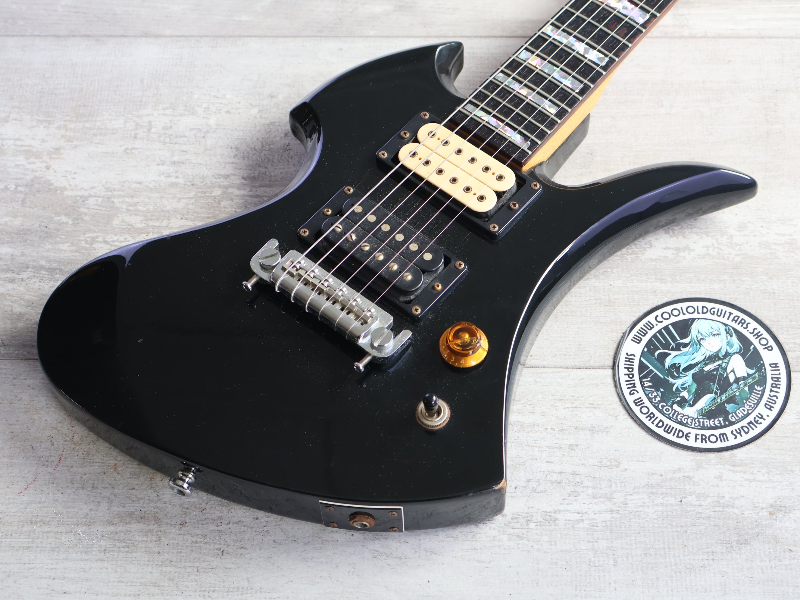 1990's Fernandes MG-1x Mini Mockingbird (Black) – Cool Old Guitars