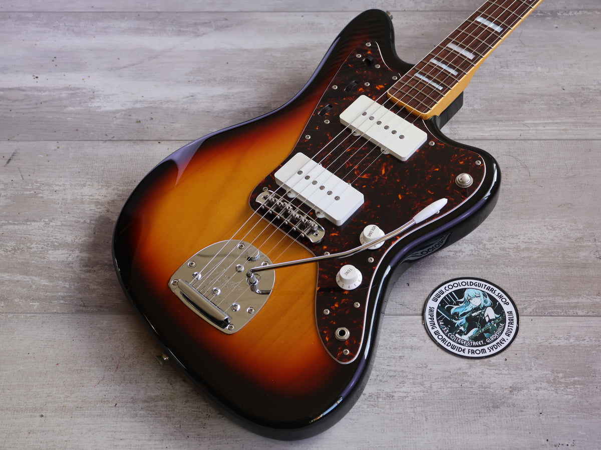 2003 Fender Japan JM66B '66 Reissue Jazzmaster w/Block Inlays & Binding (Sunburst)