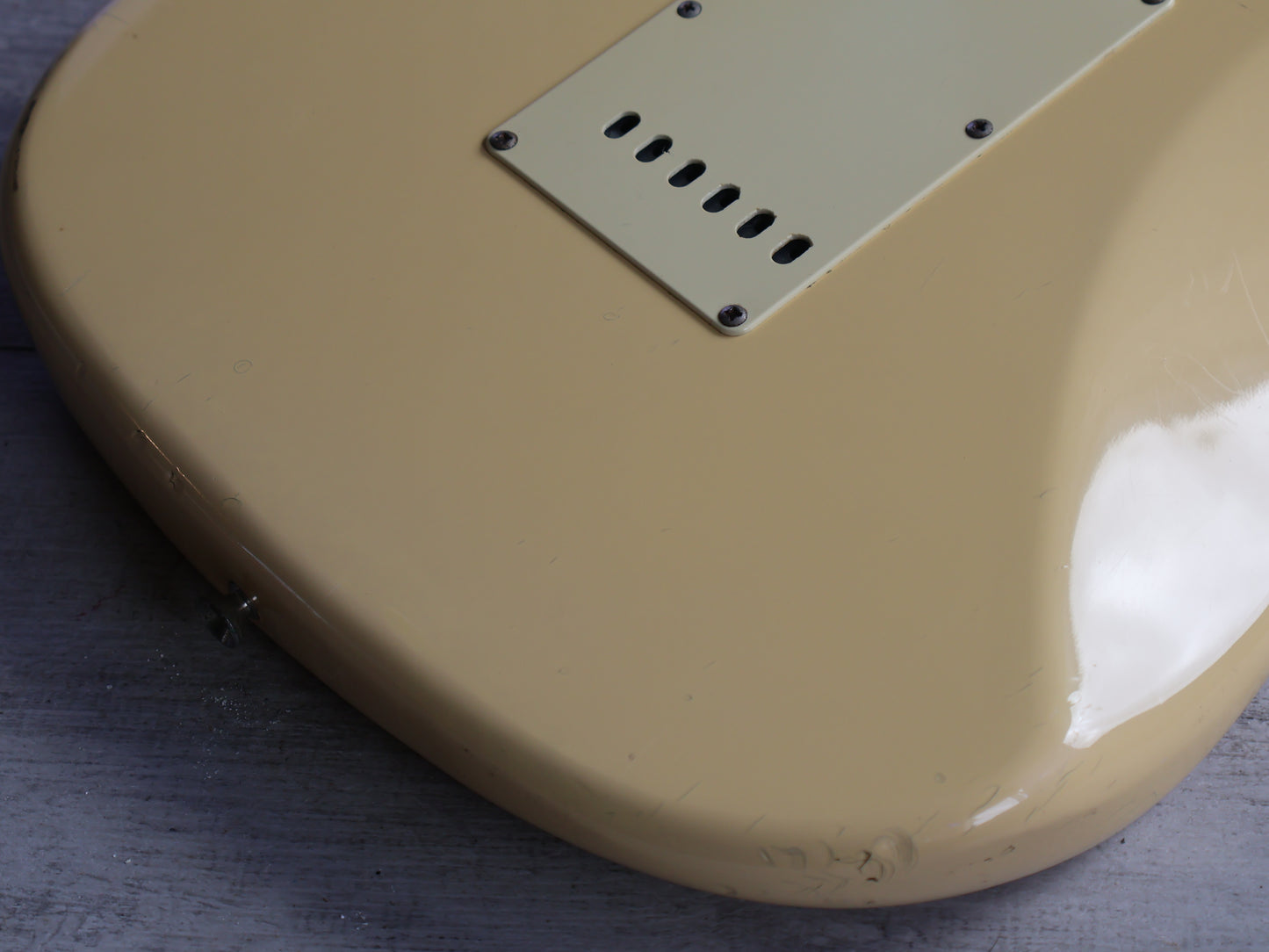 1991 Fender Japan ST72-860DSC Scalloped Yngwie Malmsteen Stratocaster (Aged White)