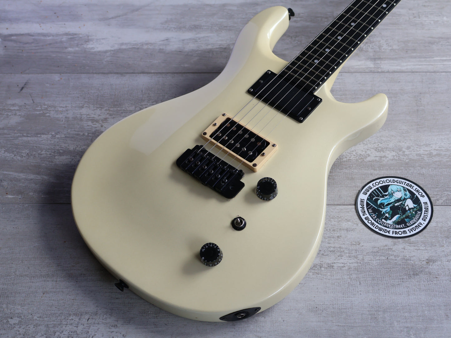 2000's Greco GPH-60 PRS Style Guitar (Metallic Pearl White)