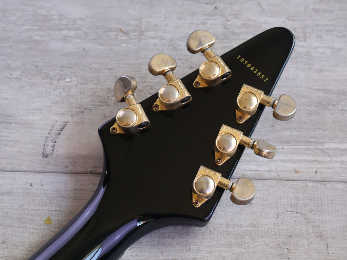 2005 Epiphone Korea '58 "Korina" Reissue Flying V (Black)