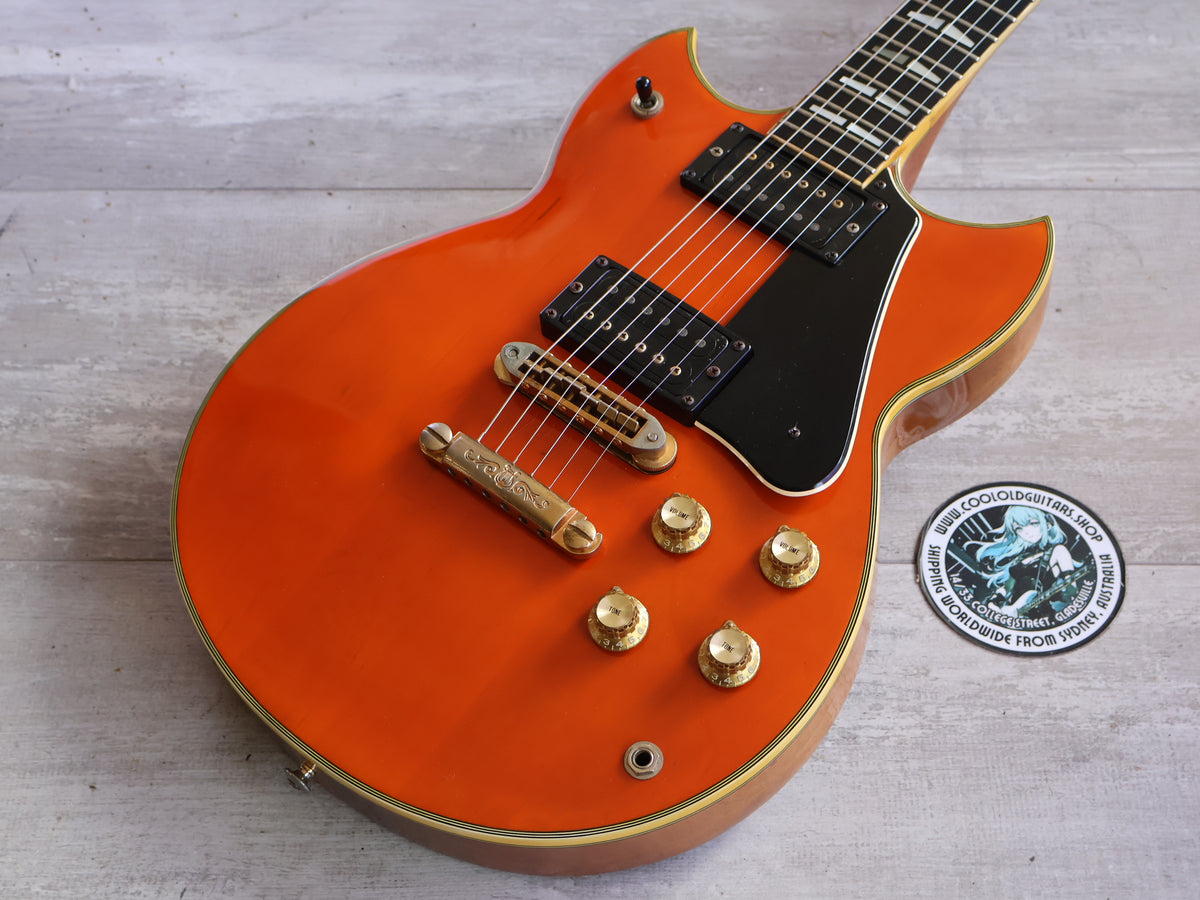 1979 Yamaha Japan SG-2000 Neckthrough Double Cutaway (Transparent Orange)