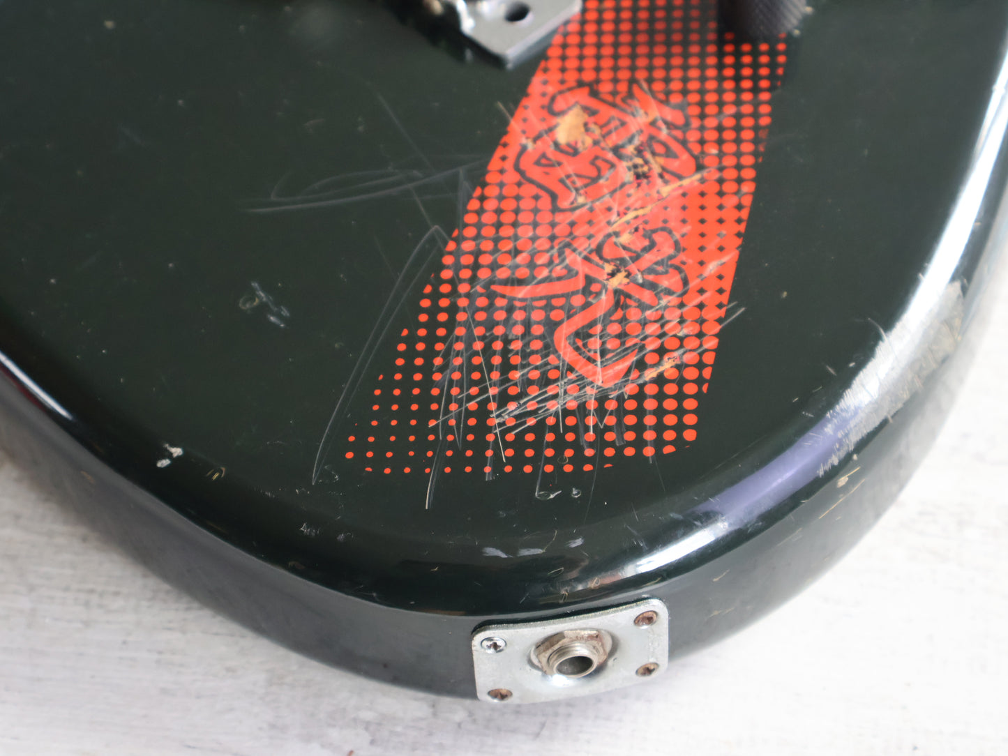 1982 Aria Pro II Japan RS INAZUMA-V (Black/Red)