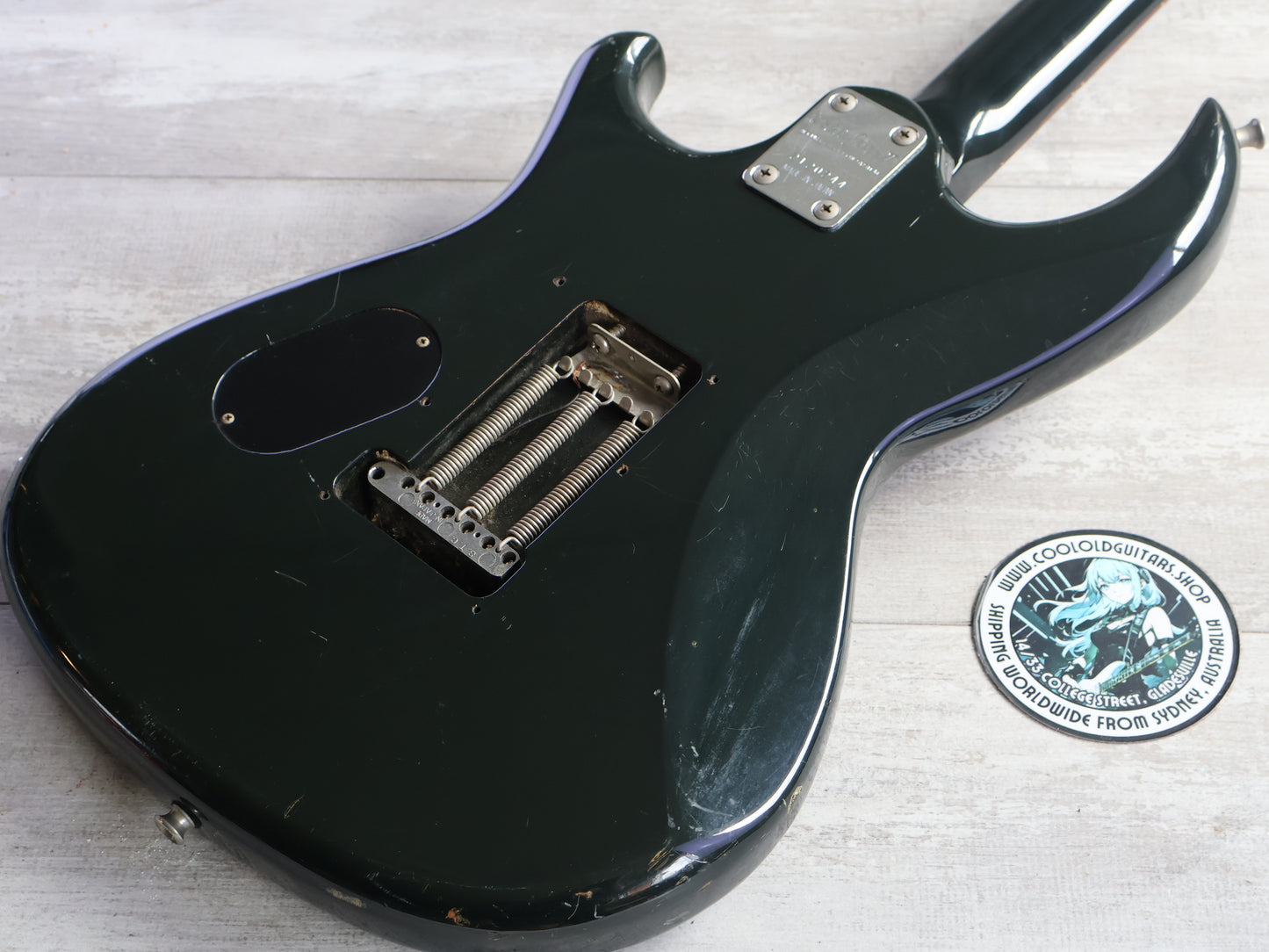 1982 Aria Pro II Japan RS INAZUMA-V (Black/Red)