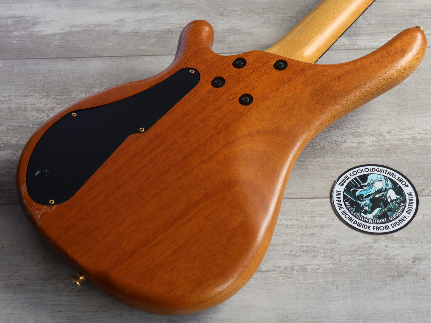 1980's TUNE "Bass Maniac" Japan TBC-4  25-Fret Bass Guitar (Natural Stain)