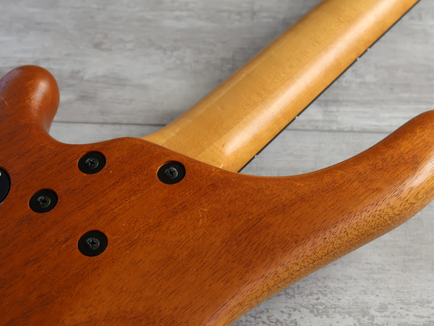 1980's TUNE "Bass Maniac" Japan TBC-4  25-Fret Bass Guitar (Natural Stain)