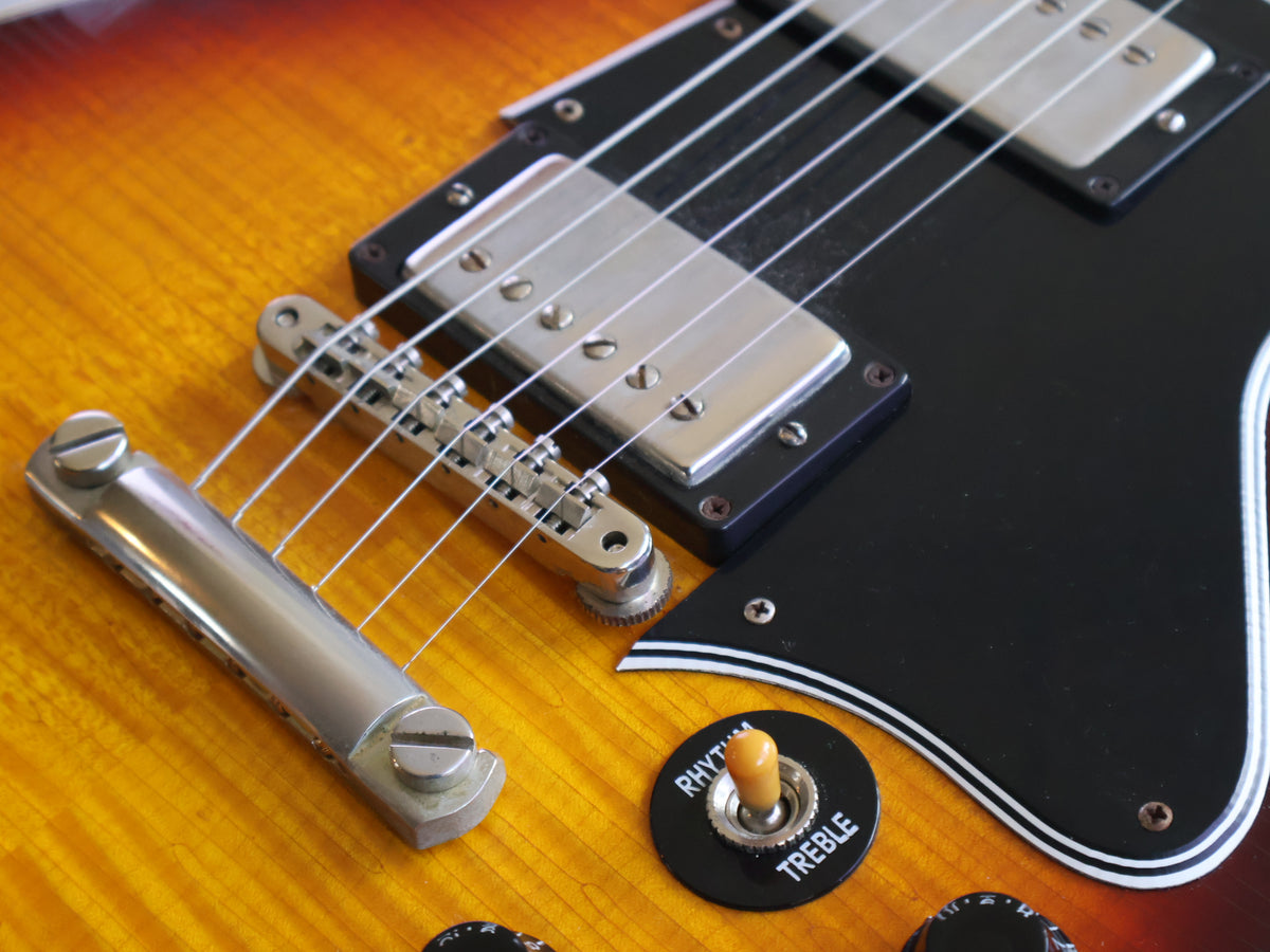 2019 Gibson Custom Les Paul Special Double Cut Figured Maple Top (Bourbon Burst)
