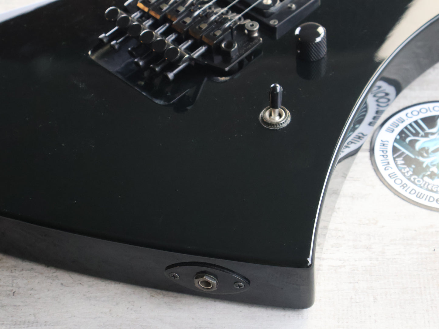 1991 Charvel Jackson CKL-068 Kelly Explorer (Black)