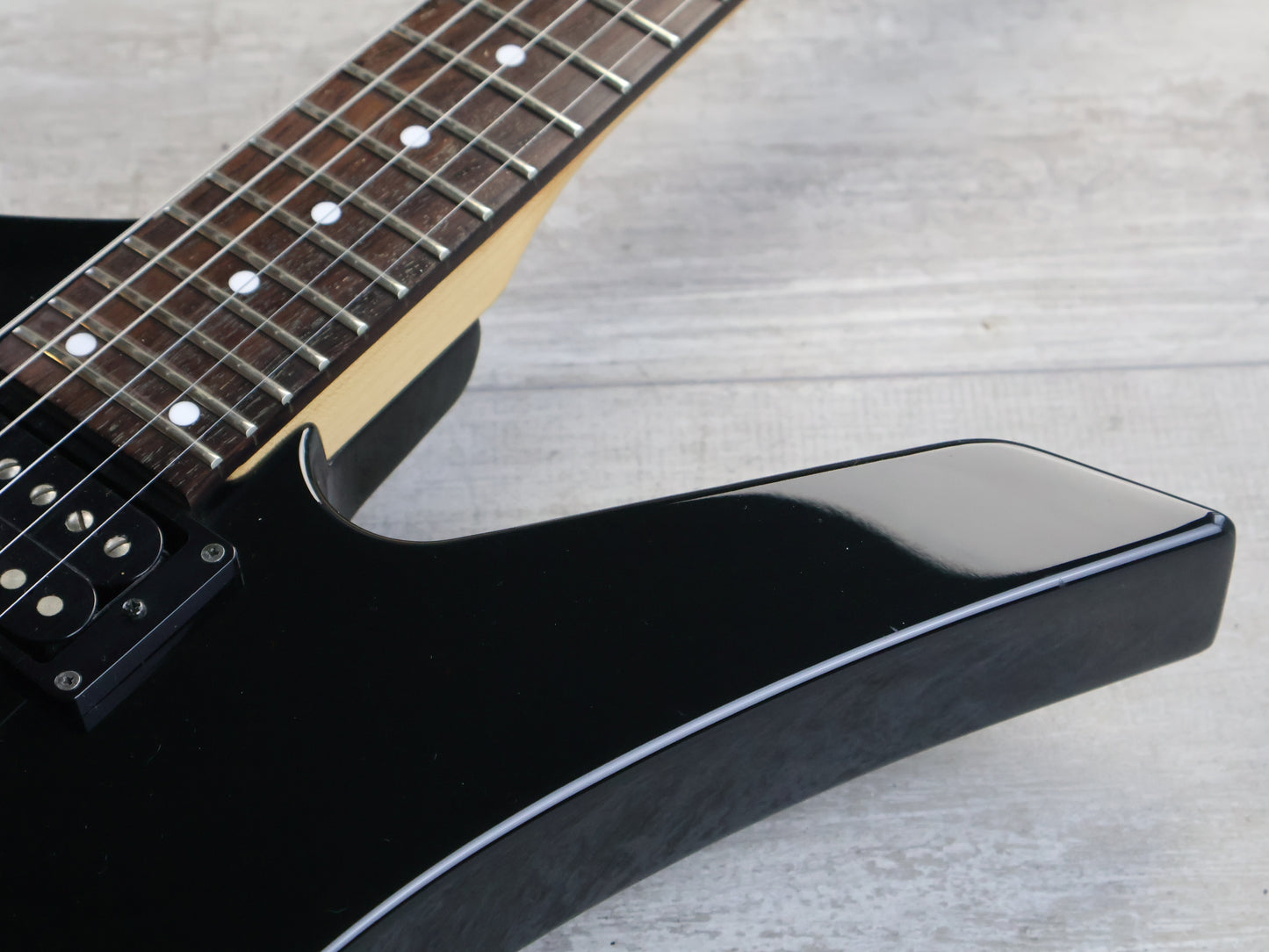 1991 Charvel Jackson CKL-068 Kelly Explorer (Black)